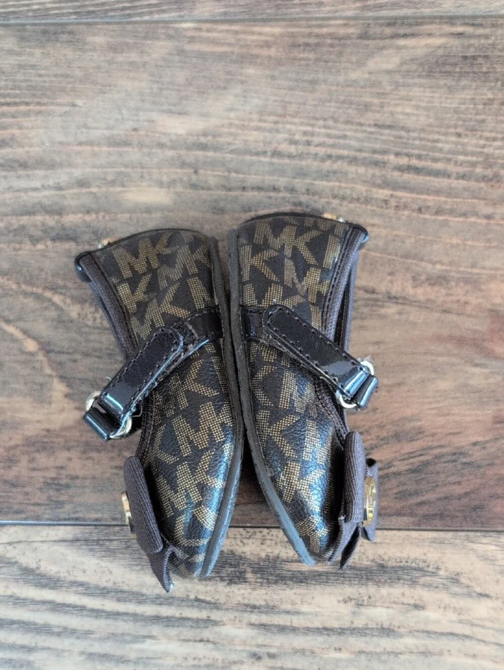 Michael Kors Baby Grace Rita MK Logo Mary Jane Flats 2